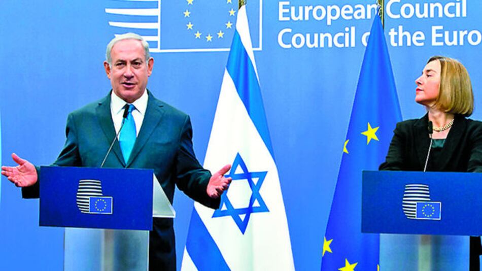 Netanyahu pide a la Unión Europea reconocer a Jerusalén