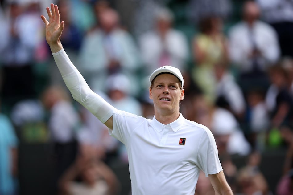 Wimbledon: Sinner se olvida del codo rumbo a semifinales