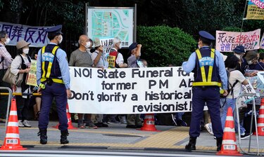 Japón destina cerca de 10 millones de dólares más al funeral de Abe para seguridad