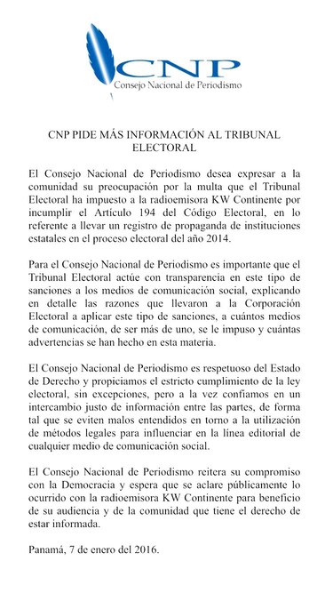TE sancionó a cuatro emisoras por no entregar reporte de publicidad estatal