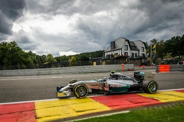 Fórmula Uno: Rosberg y Hamilton lideran los entrenamientos en Bélgica