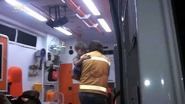 Un niño de cinco años le pone cara al horror de la guerra en Siria