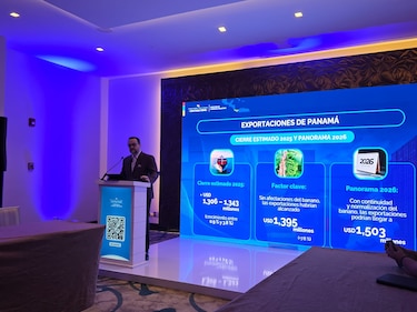 Las exportaciones panameñas cerrarán 2025 en $1,343 millones y esperan superar los $1,500 millones en ventas en 2026