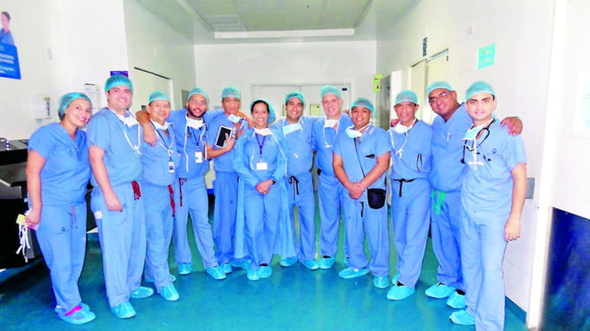 Un equipo multidisciplinario hizo posible la intervención. CORTESÍA