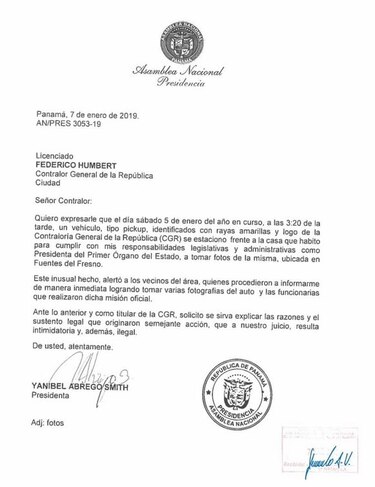 La visita a casa de Yanibel Ábrego era para censar, no espiar: Contraloría
