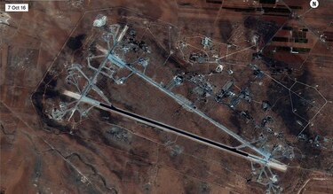 Ataques en Siria destruyeron casi totalmente la base de Shayrat