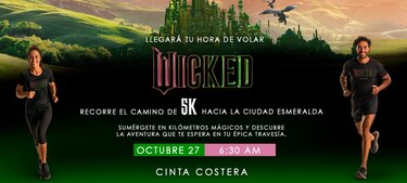 Carrera inspirada en la película ‘Wicked’ llegará a la cinta costera