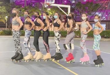 Ocho patinadoras criollas se preparan para el Campeonato Panamericano