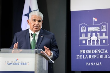 Conferencia de prensa desde la Presidencia de la República