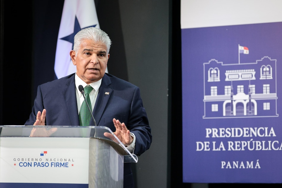 Conferencia de prensa desde la Presidencia de la República