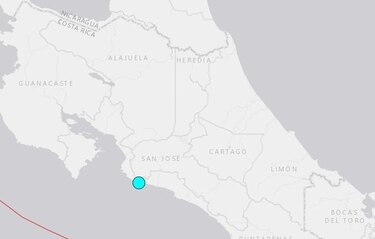 Sismo de magnitud 6.5 grados sacude Costa Rica