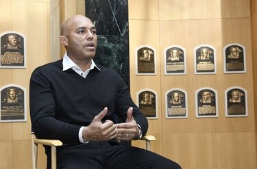 El panameño Mariano Rivera visita el salón de los inmortales