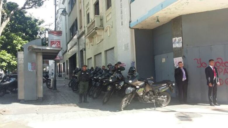 Las primeras horas de la Asamblea opositora