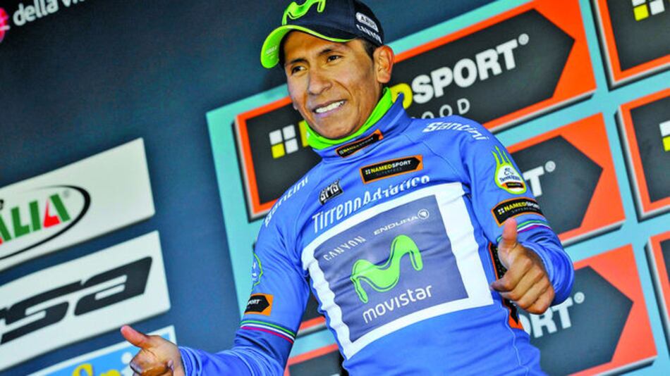 Quintana, firme en el liderato en Italia