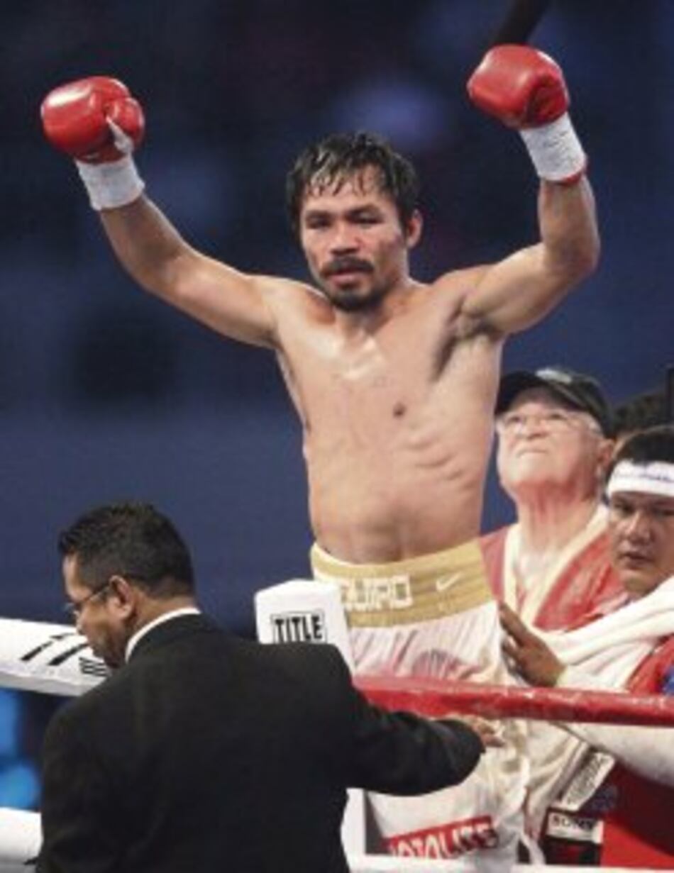 Manny Pacquiao, la gran figura del boxeo en 2010