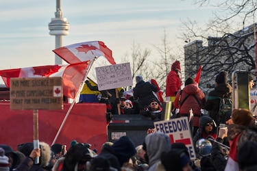 Nuevas manifestaciones contra las restricciones sanitarias en Canadá