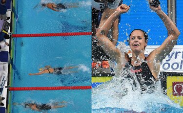 Pellegrini gana los 200 metros libres y frena a Ledecky
