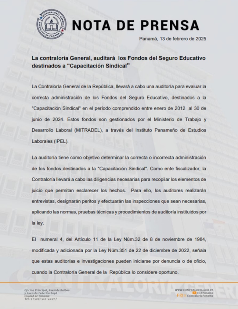 Cada año, $14 millones se destinan a capacitación sindical: ¿Cómo se usan?