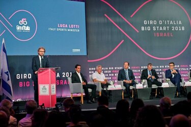Giro de Italia incluye tres etapas en Israel para ruta de 2018