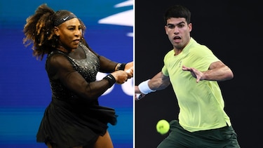 Alcaraz y Serena debutarán en dobles mixto contra una pareja de la fase de clasificación