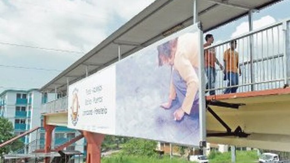 Peligro en el paso elevado