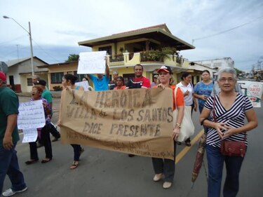 Siguen las protestas por la contaminación del río La Villa