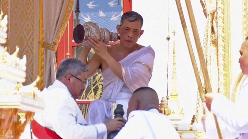 Tailandia: ceremonia de coronación del rey Rama X