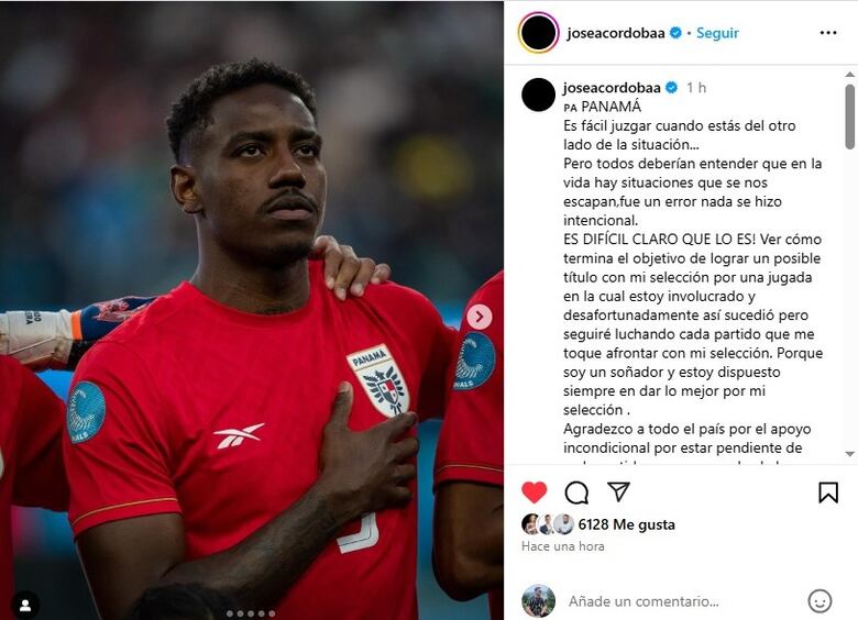 José Córdoba rompe el silencio tras la final ante México: ‘Fue un error, nada se hizo intencional’