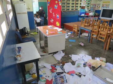 Delincuentes roban comida de niños y destruyen libros en kínder de Chiriquí
