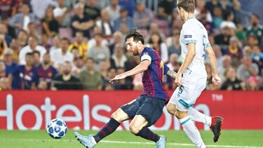 Messi fue protagonista ayer en el pitazo inicial