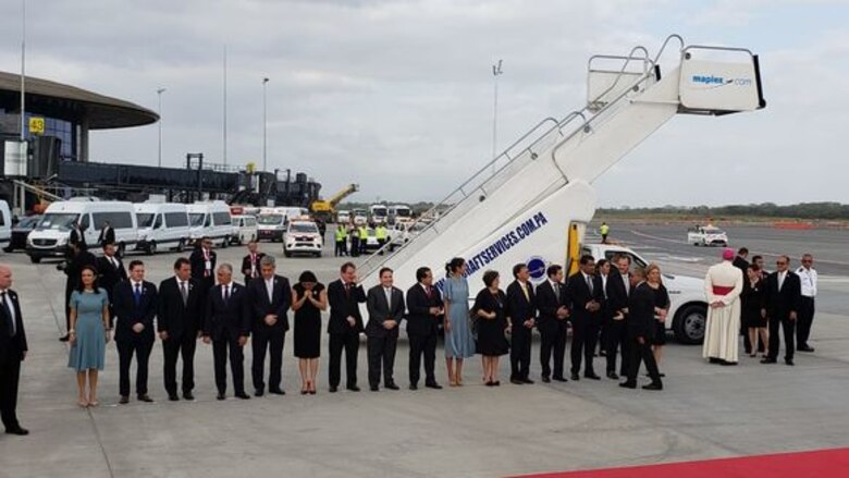 El papa Francisco llega a Panamá, para su gran cita con los jóvenes