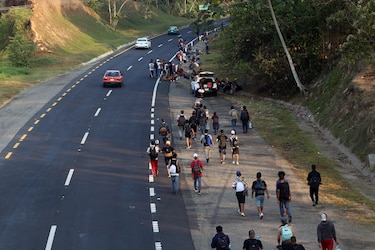 Primera caravana del año con miles de migrantes avanza en sur de México