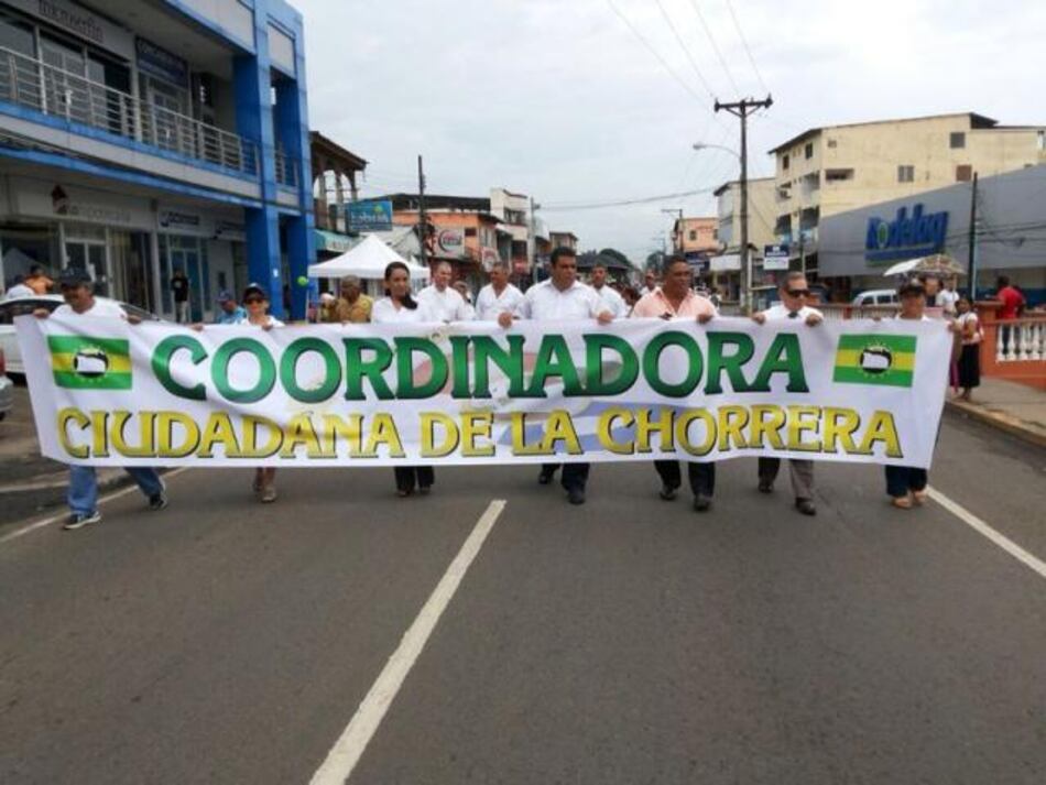 Protestan contra termoeléctrica en La Chorrera
