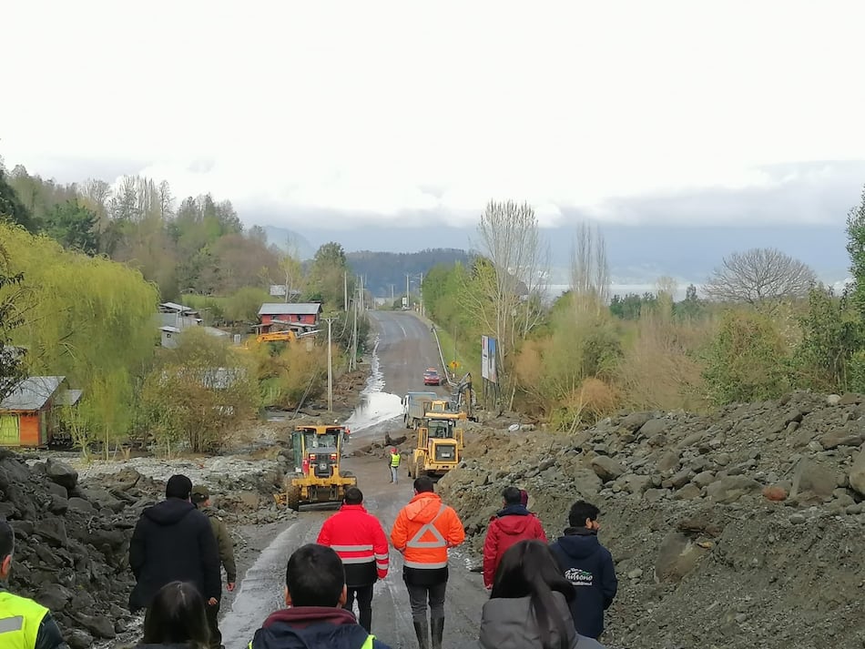 Fuertes lluvias en el sur de Chile dejan a 11 mil personas aisladas