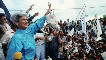 Muere Violeta Chamorro, la mujer que derrotó a Ortega en Nicaragua y la primera presidenta elegida de América