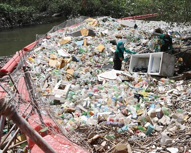 El BoB y un río de basura