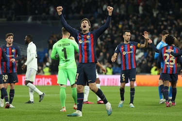 El Barcelona derrota 1-0 al Real Madrid en duelo de ida de semifinales de la Copa del Rey
