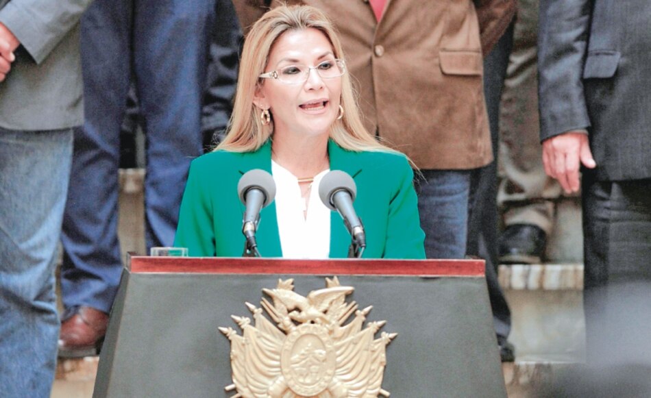 Abren la puerta a candidatura de Áñez a presidencia de Bolivia