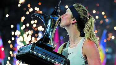 Elina Svitolina se llevó el trofeo del torneo de Dubái
