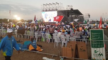 Papa Francisco celebra una misa campal, en su último día en Panamá