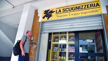 Librería en un bastión de la mafia