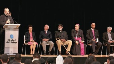 Representantes de iglesias oran por la JMJ y testimonian la convivencia pacífica en Panamá