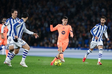 Pedri estará un mes de baja por una lesión muscular en el bíceps femoral