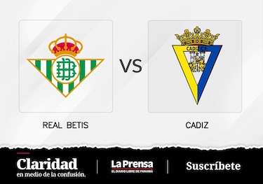 Cádiz buscará romper su mala racha en casa del Real Betis