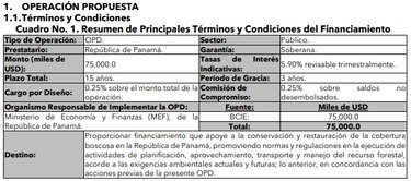 Panamá suscribe préstamo con el Banco Centroamericano por $75 millones para conservar y recuperar bosques
