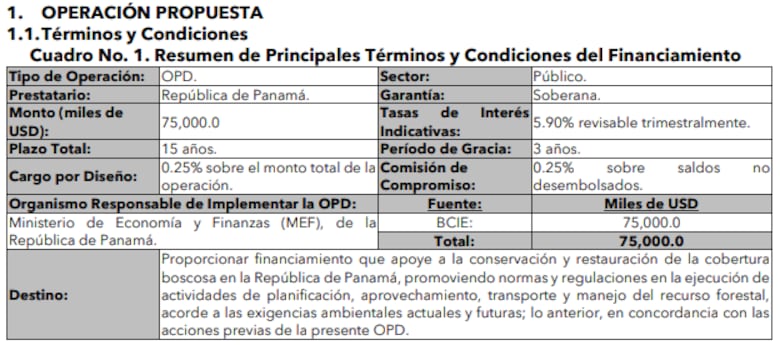 Panamá suscribe préstamo con el Banco Centroamericano por $75 millones para conservar y recuperar bosques