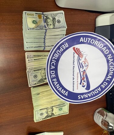 Madre e hijo colombianos intentan ingresar dinero sin declarar en Panamá