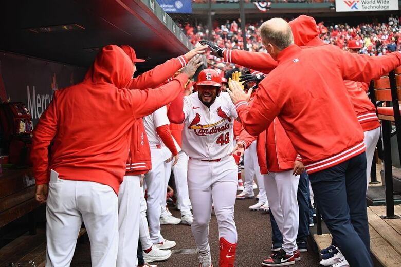 Iván Herrera logró otra meta en las Grandes Ligas