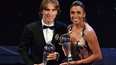 El croata Luka Modric fue elegido el mejor del año por la FIFA