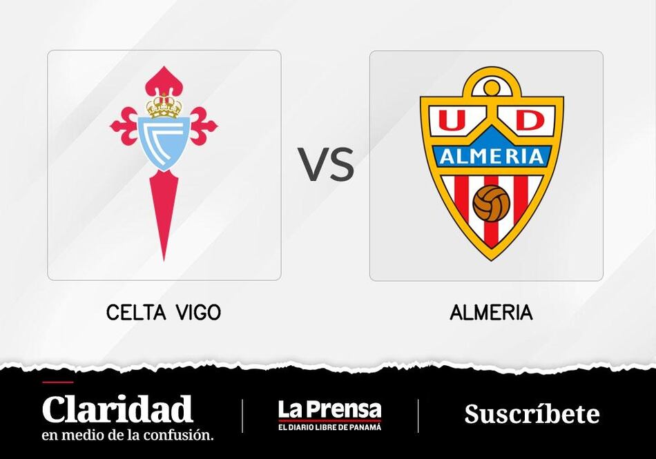 Celta de Vigo busca sumar puntos ante Almeria tras detener la racha ganadora